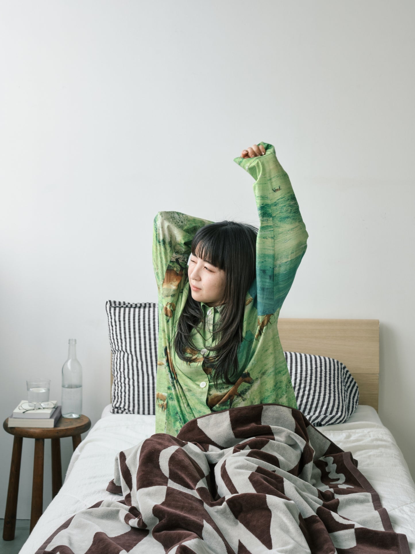 TOWEL BLANKET 001 "愛 love"