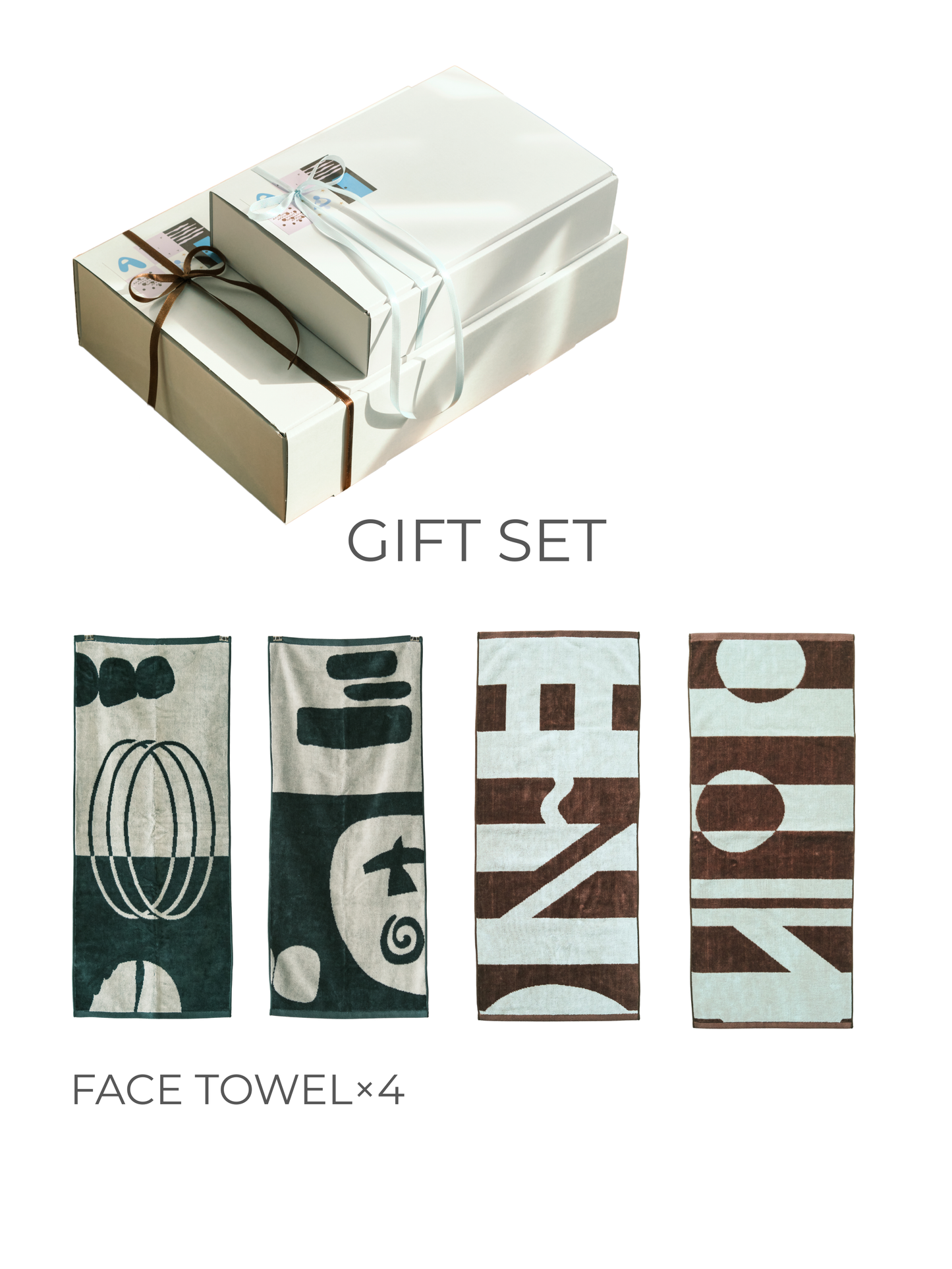 GIFT SET - フェイスタオル4点セット