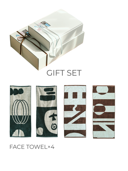 GIFT SET - フェイスタオル4点セット