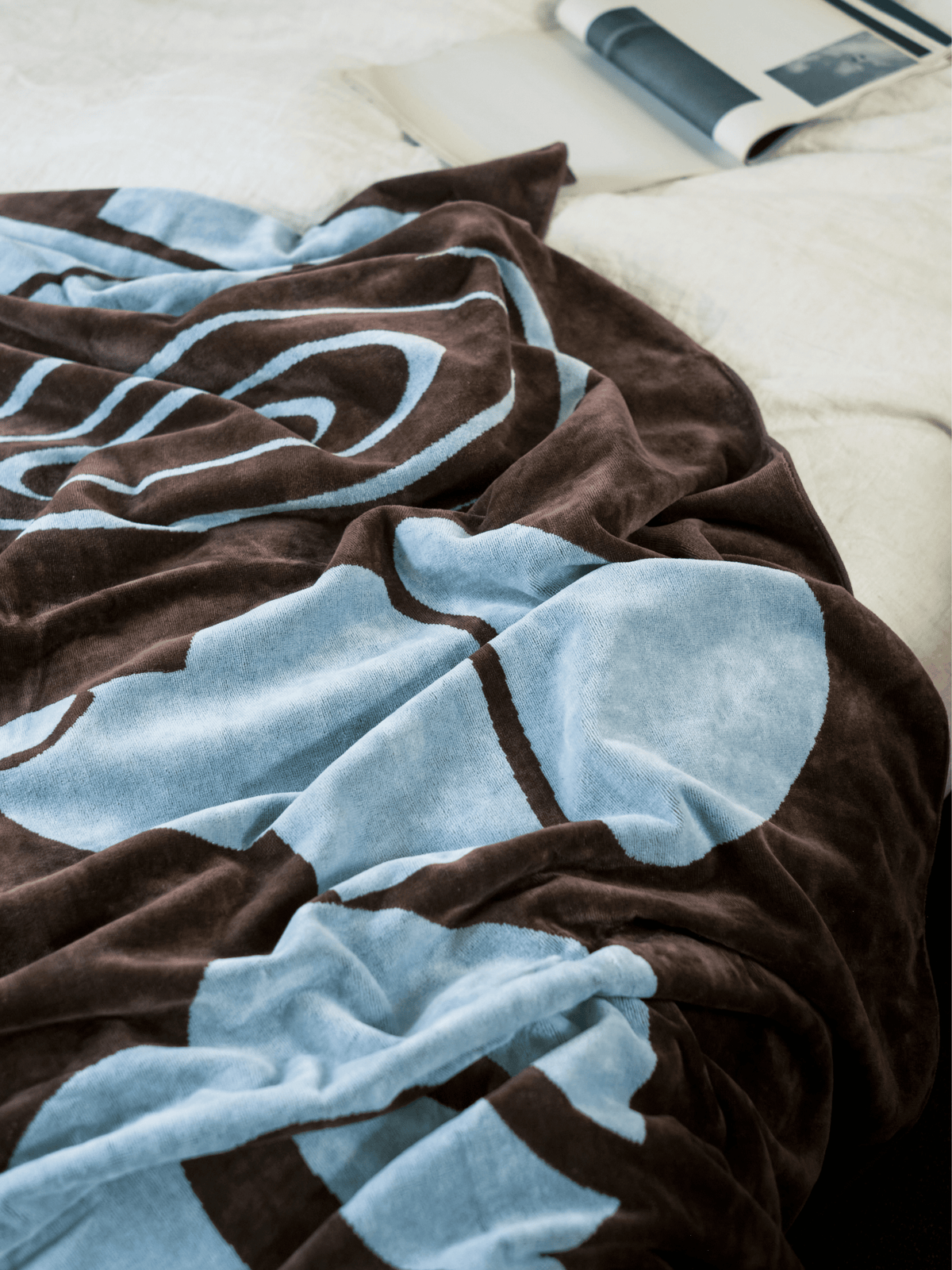 BED THROW BLANKET 010 ”dog"