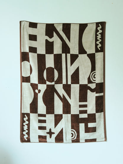 TOWEL BLANKET 001 "愛 love"